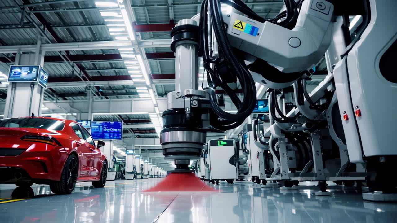 línea de producción automática de automóviles