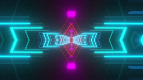 neon tunnel visual effects