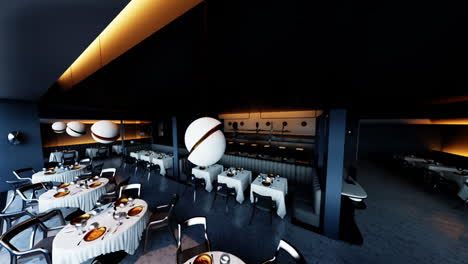 modern and elegant restaurant interior design