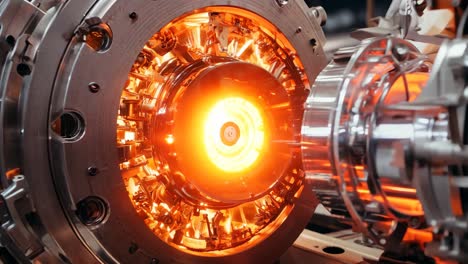 advanced machinery showcasing rotating parts in an industrial facility