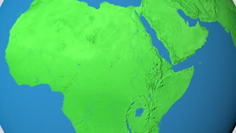 zoom in to 3d map of eritrea