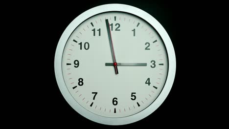 white wall clock 2 minutes to 3 p.m.