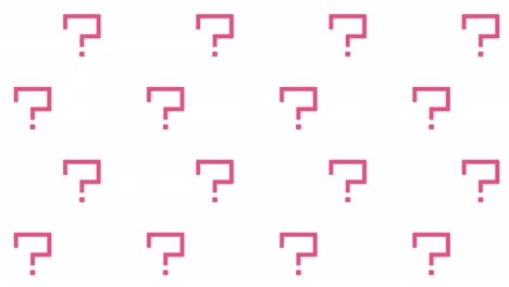 Simple Question Mark Rotating Background White Background