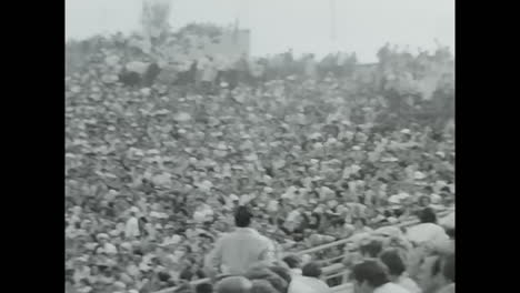 vintage sports event at a stadium