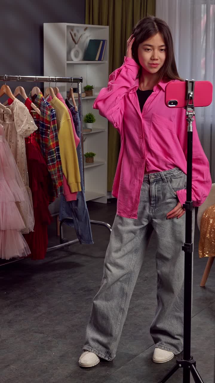 Teen Fashion Influencer Video Shoot