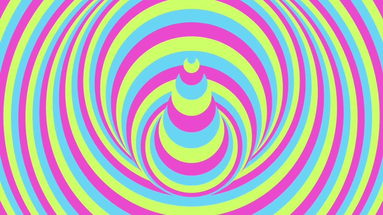 coloridos círculos de vértigo con forma abstracta