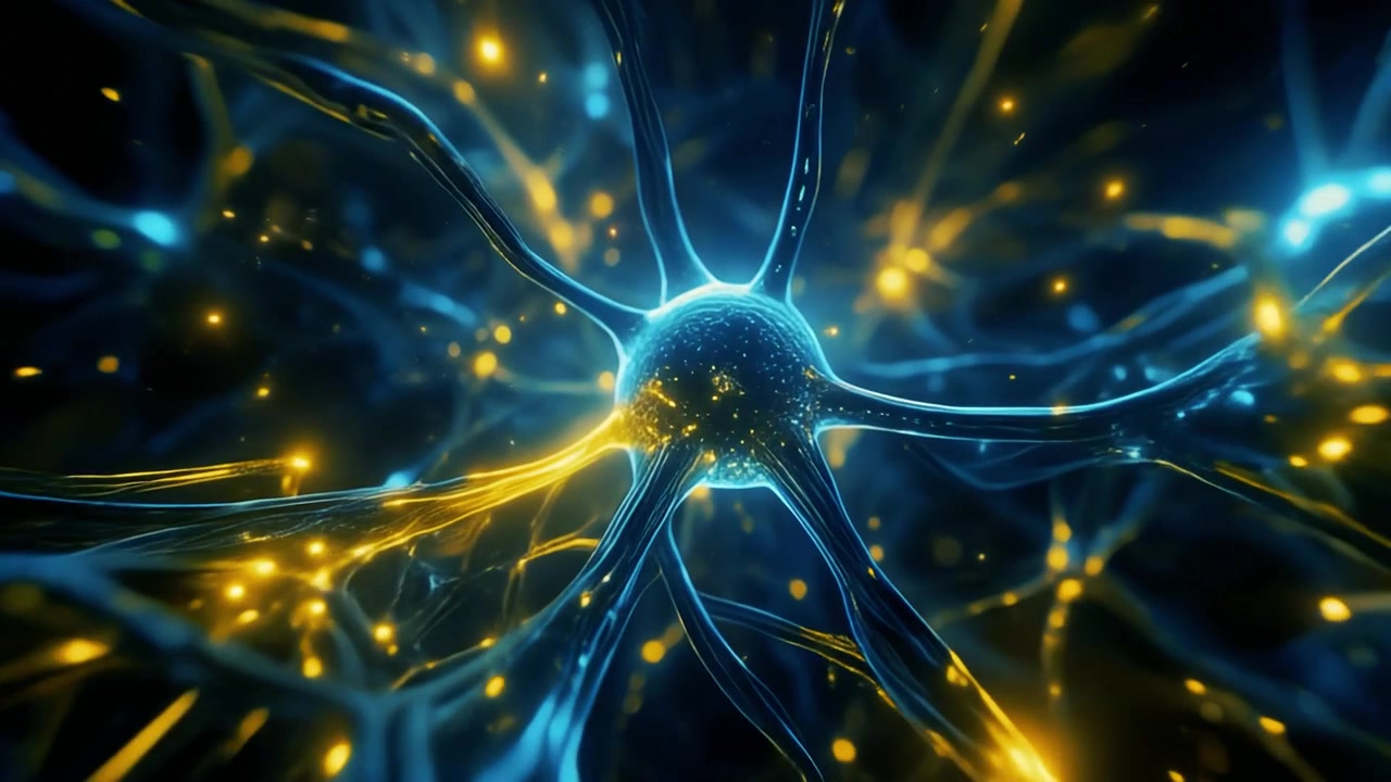 Abstract Animation of Neural Network Connections and Synaptic Activity