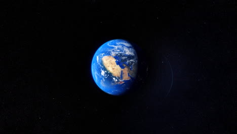 earth from space - digital visualization