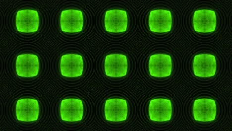 patrón de color verde diseño gótico animación gráficos de movimiento