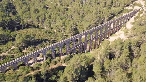 Aerial-Of-The-Herreres-Aqueduct---Permanece-Aqueduct-To-Tarraco