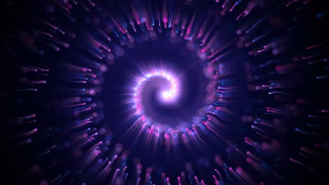 abstract glowing spiral design