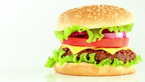 Leckerer-Und-Appetitlicher-Hamburger-Cheeseburger