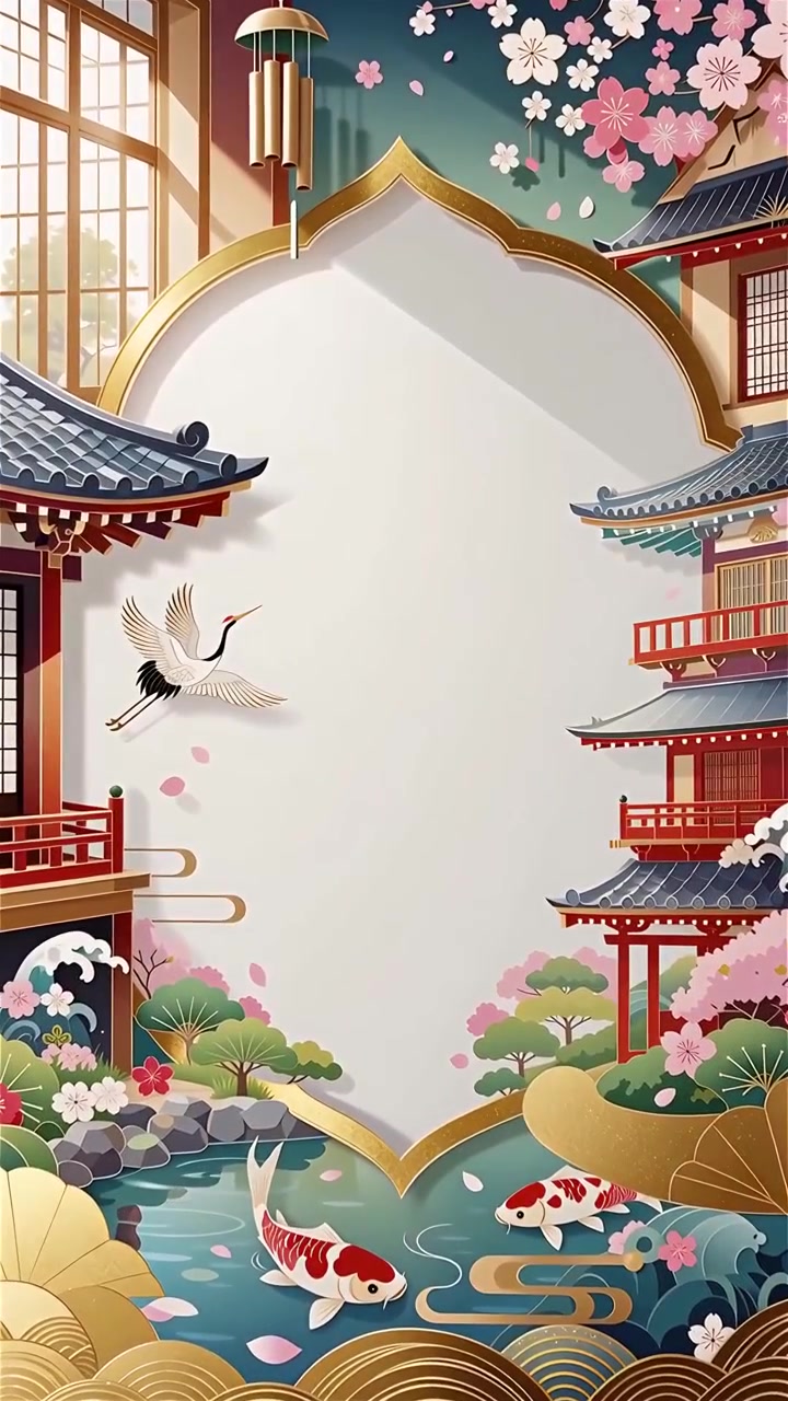 Sfondo Animato Cultura Giapponese 4K