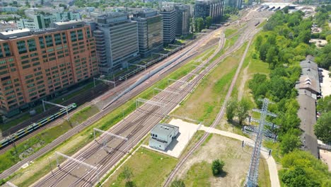 Aerial-railway-station