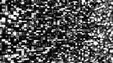 Binary Code Abstract Art