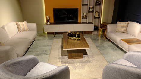 conjunto de sala de estar moderno: comodidad se encuentra con el estilo