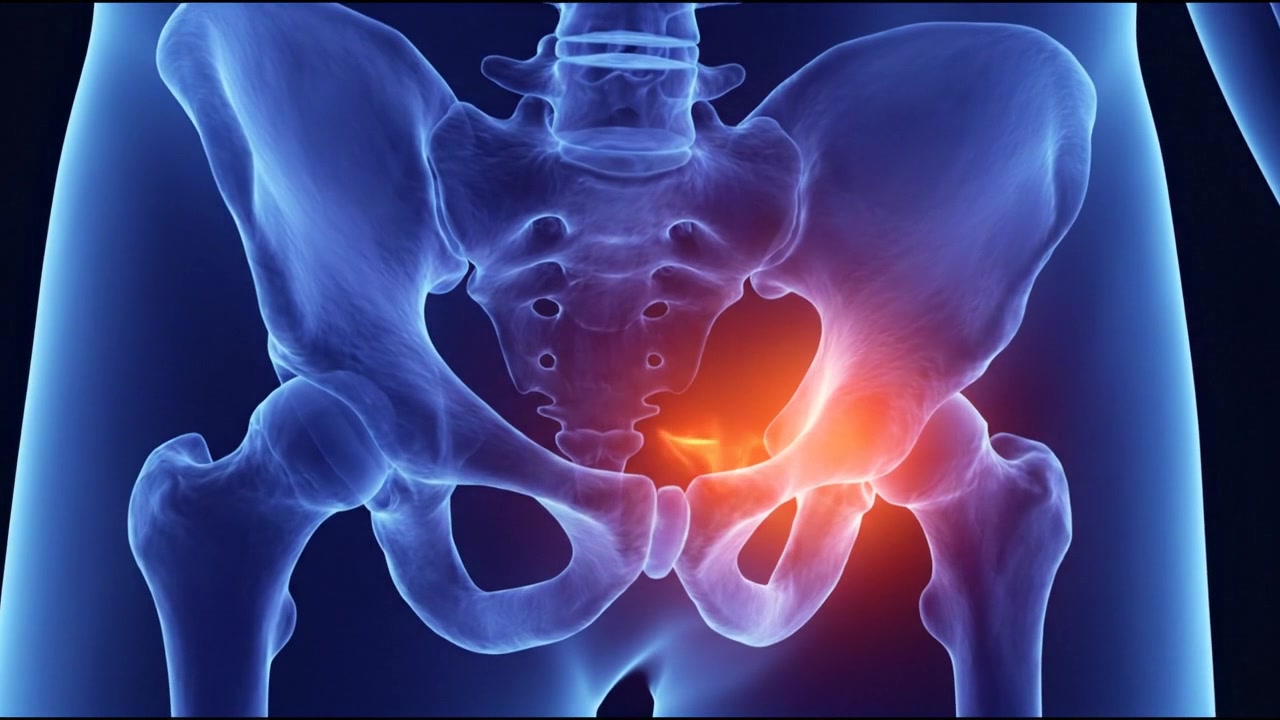 Medical Animation of Hip Joint Pain and Inflammation