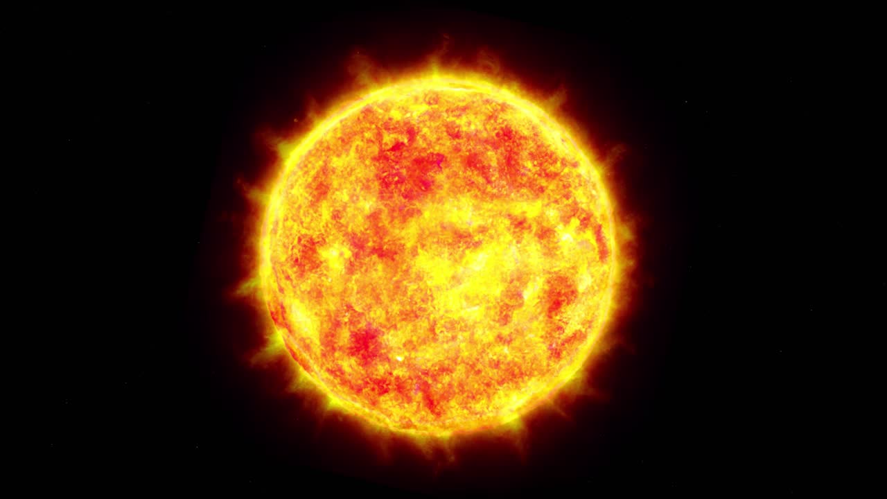 Close up of the Sun from outer space, star, space travel, Solar System