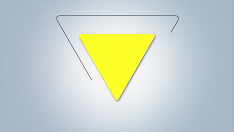 Motion-abstract-geometric-yellow-triangle-retro-background