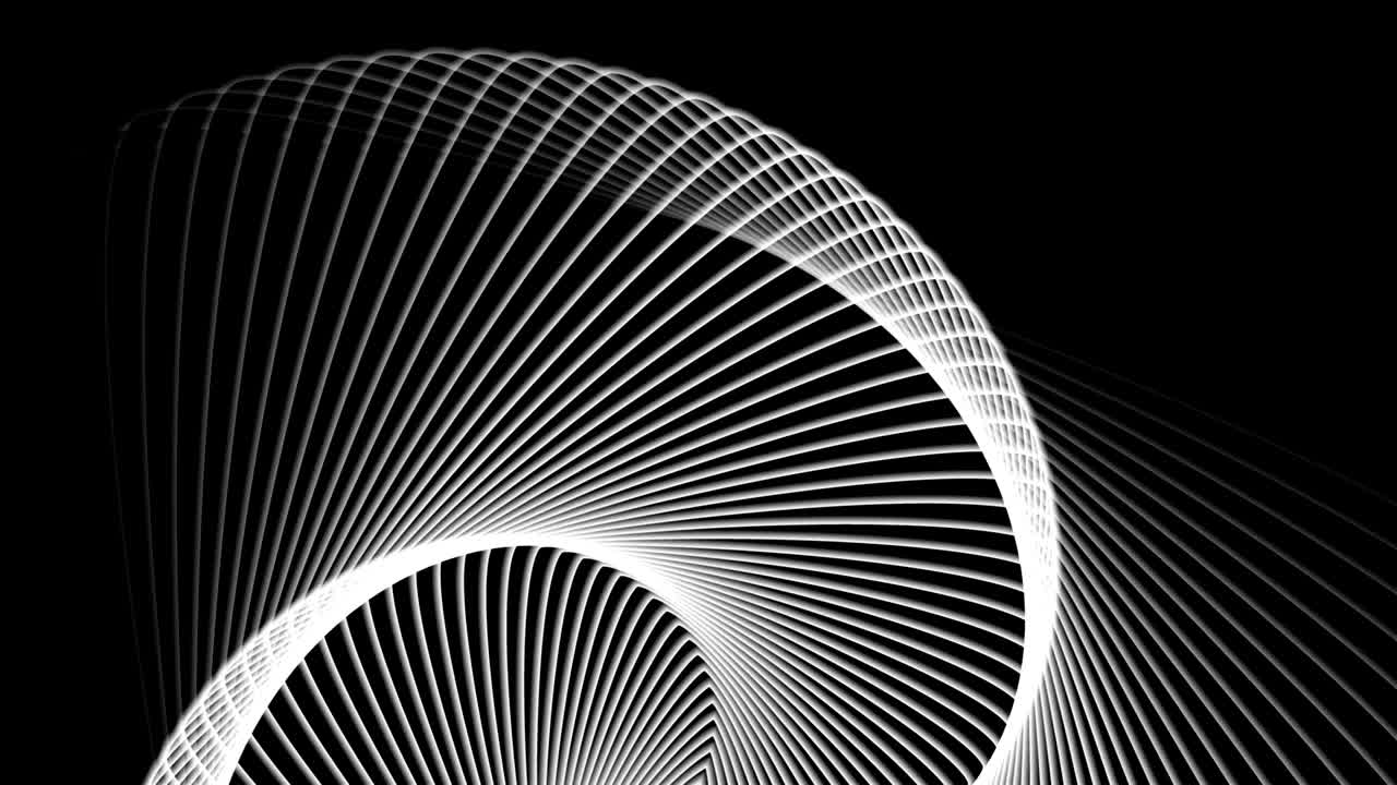 Sfondo in Loop con Strutture a Linee Astratte