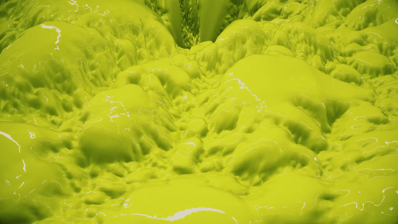 추상적인 움직이는 점액. 루프 된 배경