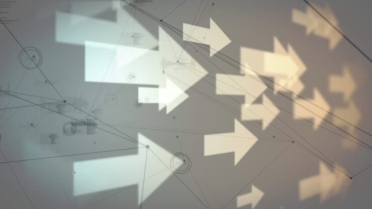 Arrows and asymmetrical lines