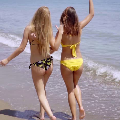 Two-young-women-walking-away-along-a-beach