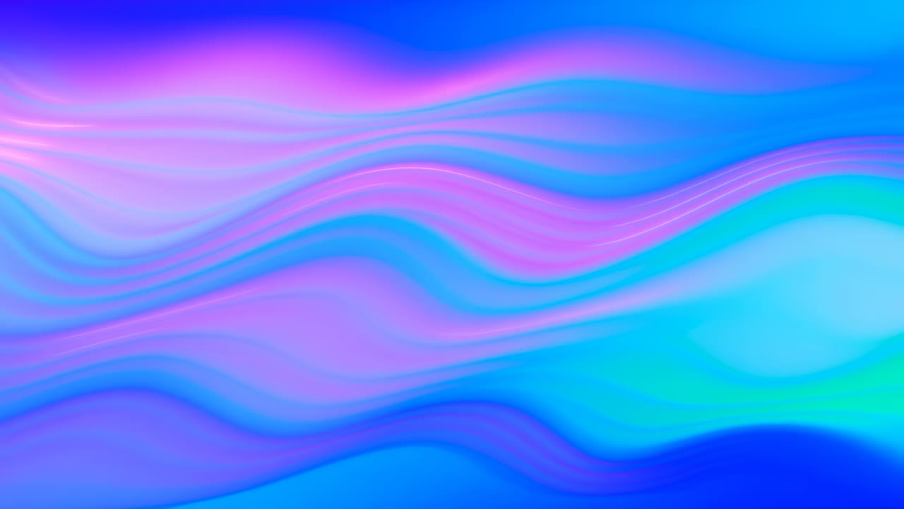 Sfondo animato con onde liquide astratte e vibranti in movimento