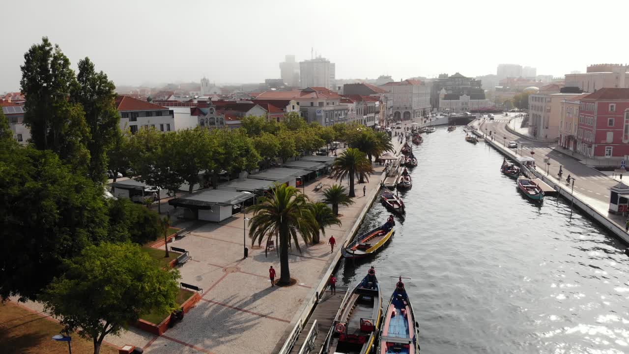 Canal central de Aveiro e area circostante, Portogallo