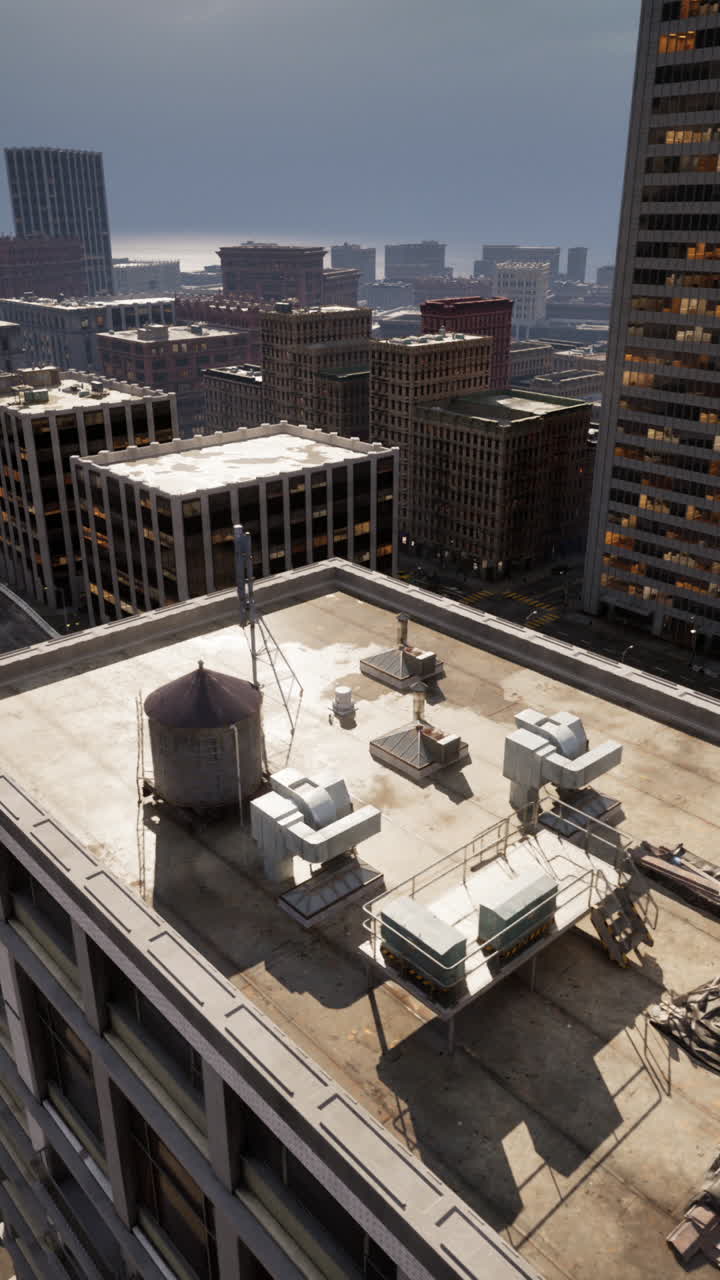 City Rooftop View