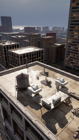 city rooftop view