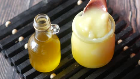 ghee y aceite de cocción