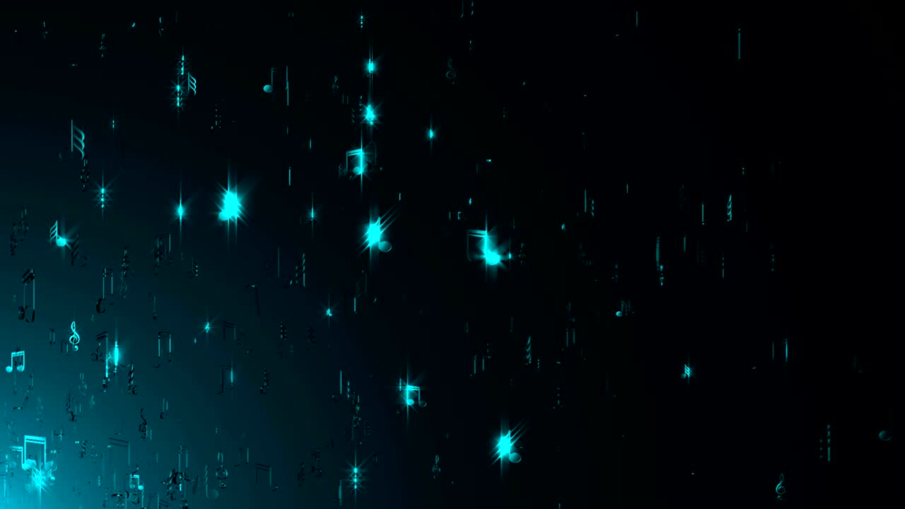 Abstract background with musical notes