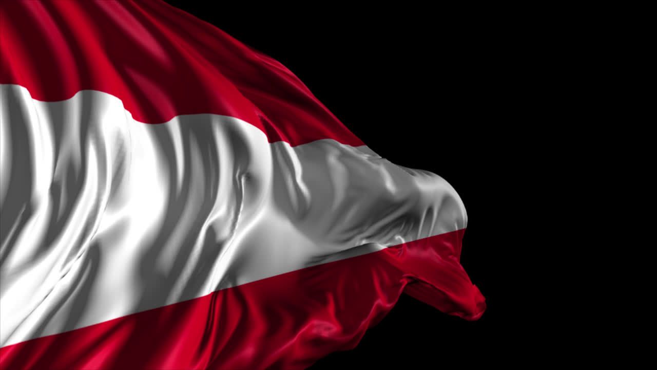 Bandiera sventolante dell'Austria