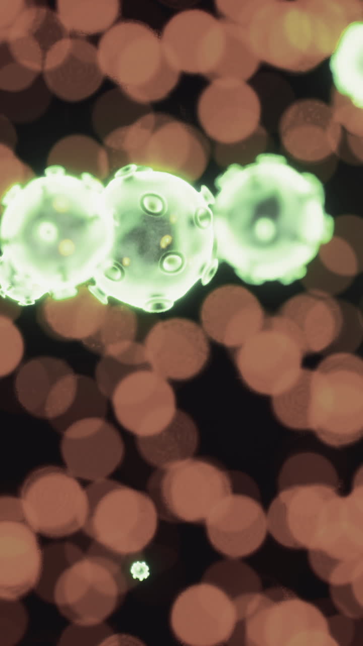 Esplora la bellezza della vita microscopica su uno sfondo ipnotico