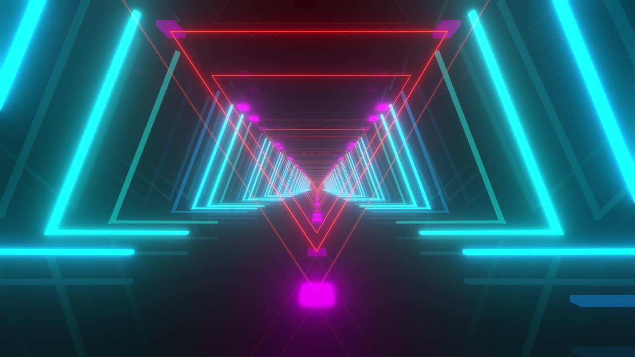 immagini di tunnel al neon