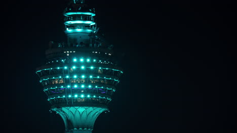 Zeitraffer-Des-Menara-Kl-Turms-Bei-Nacht