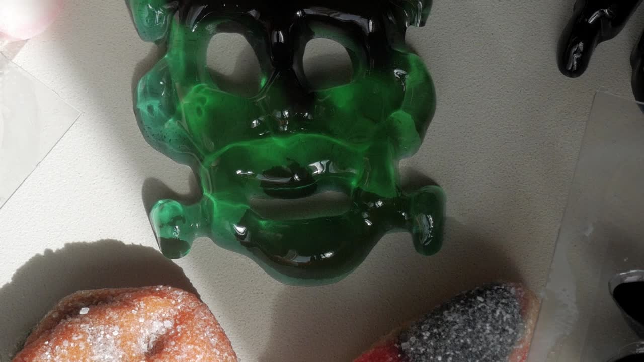 Colorful Halloween jellies evoke fun, spooky sweet celebrations