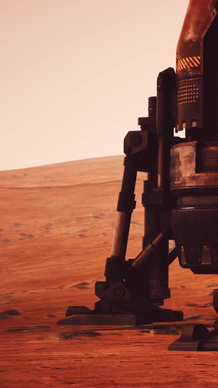 Robotin jalka Marsin pinnalla planeetan tutkimusmatkan aikana.