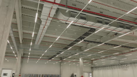 interior of a modern industrial warehouse