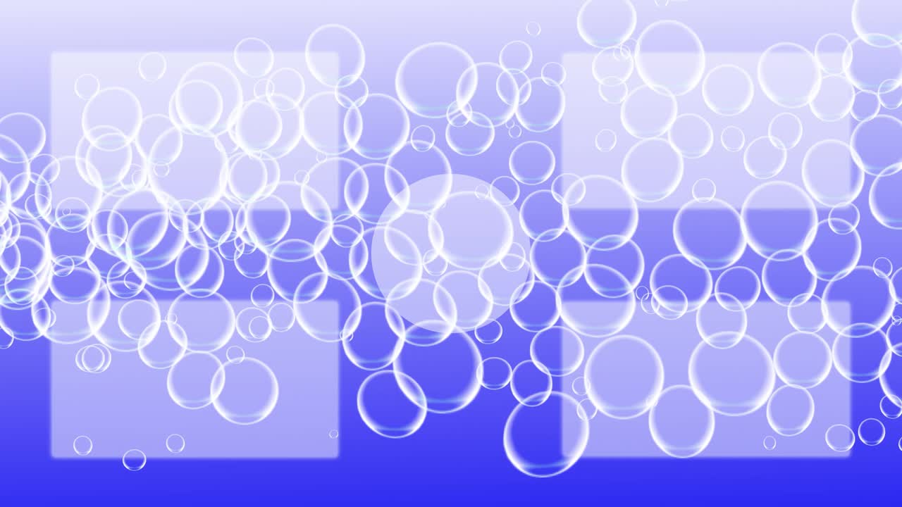 버블 시 엔드 카드 엔딩 스크린 모션 그래픽