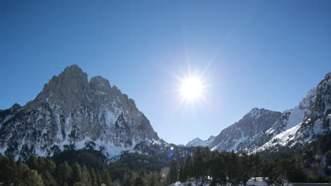 mountain landscape in the spanish pyrenees