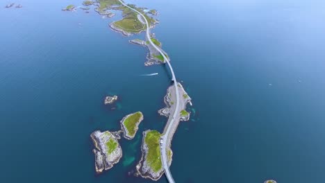 atlantic ocean road aerial photography.