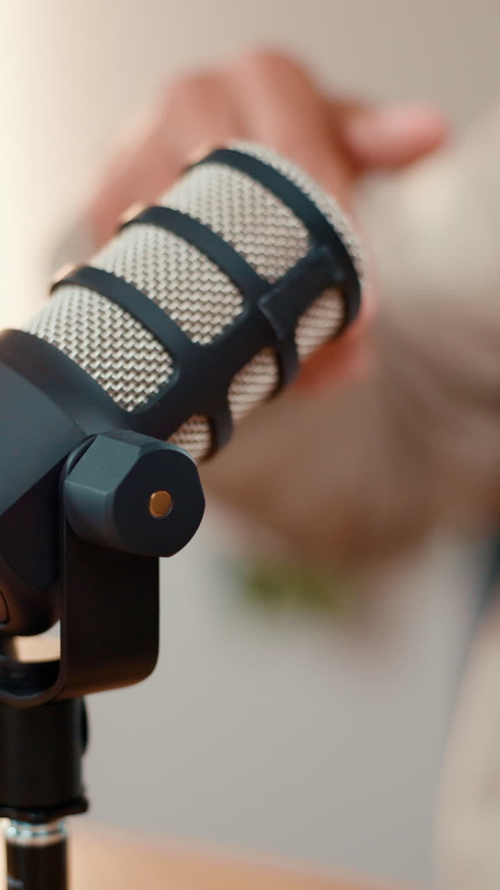 Microfono per registrare podcast o trasmissioni