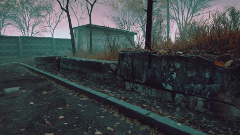 pripyat cityview of exclusion zone near the chernobyl nuclear power plant