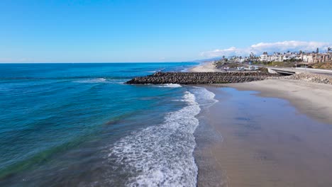 Vista-Aérea-De-La-Playa-Estatal-De-Carlsbad