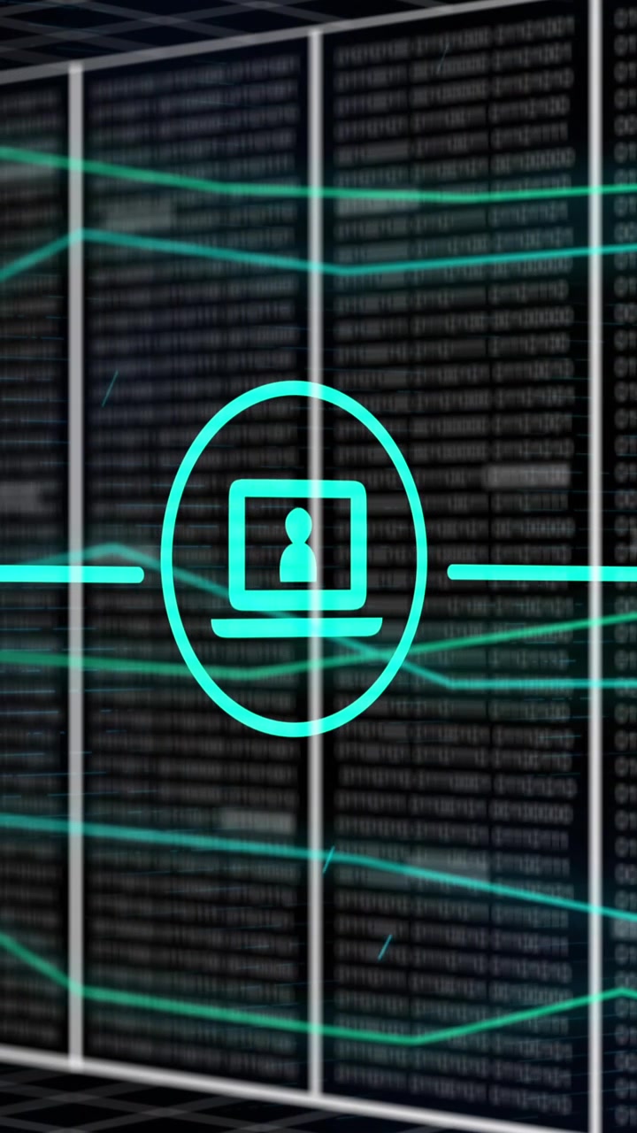 Animation of data processing over grid