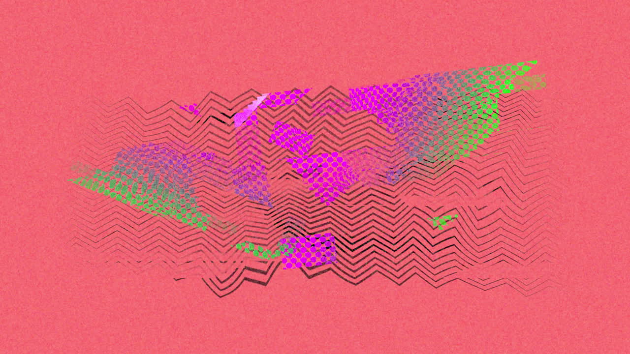 animación de movimiento retro hipnótico