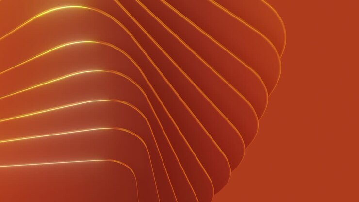 diseño geométrico naranja abstracto