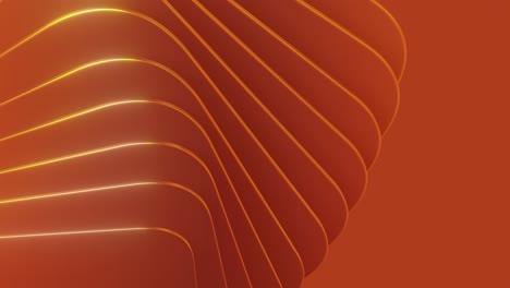abstract orange geometric design